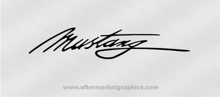 Ford Mustang Signature Decals - Pair (2 pieces)